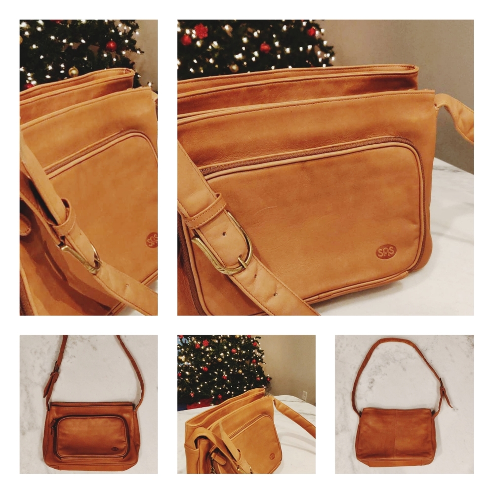 SAS Brown Shoulder Bag 👜 - Picture 2 of 7